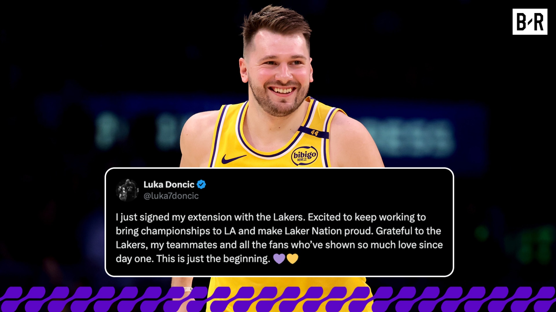 Luka Posts After Signing Deal