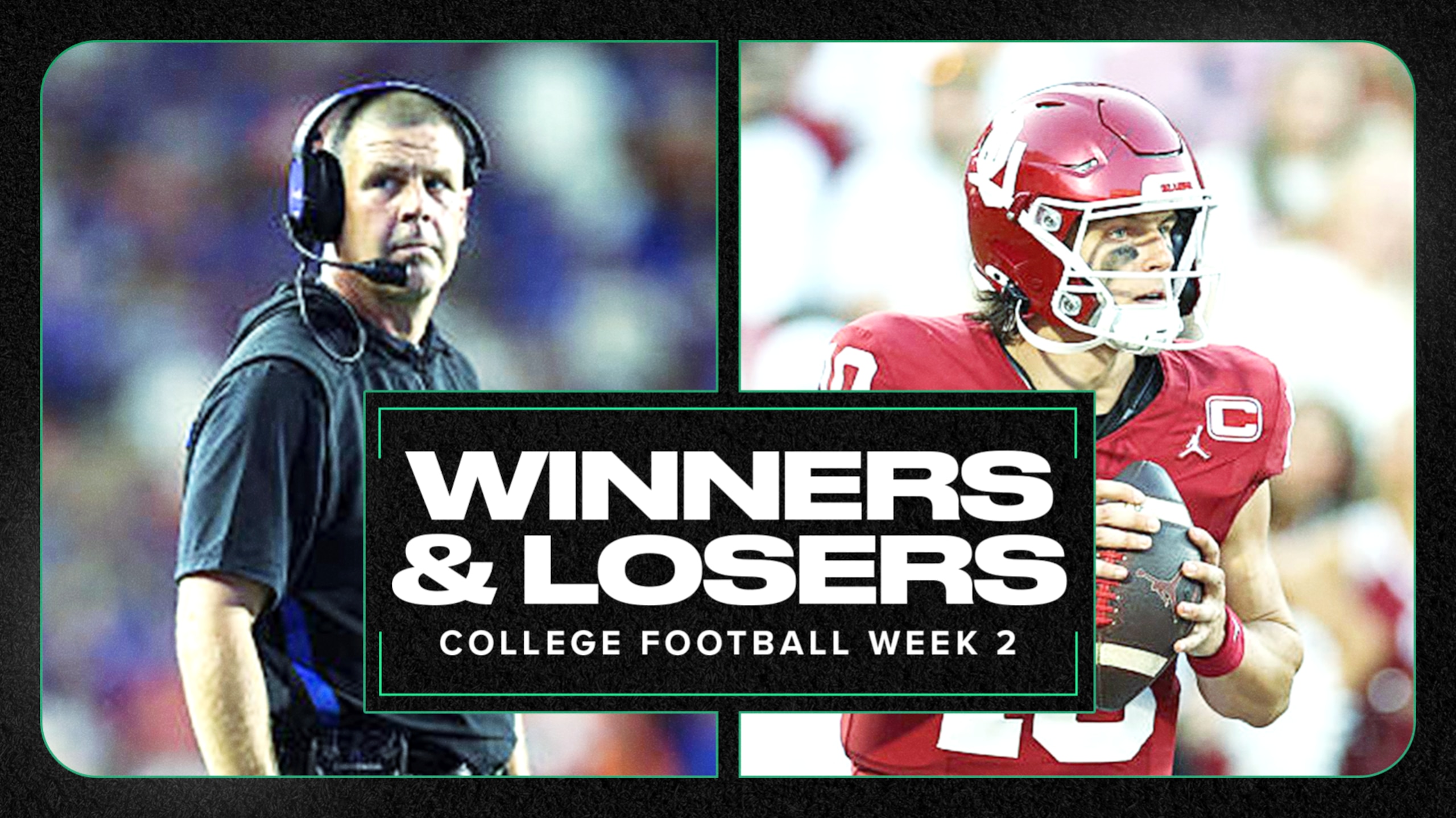 CFB Week 2 Winners and Losers 📈