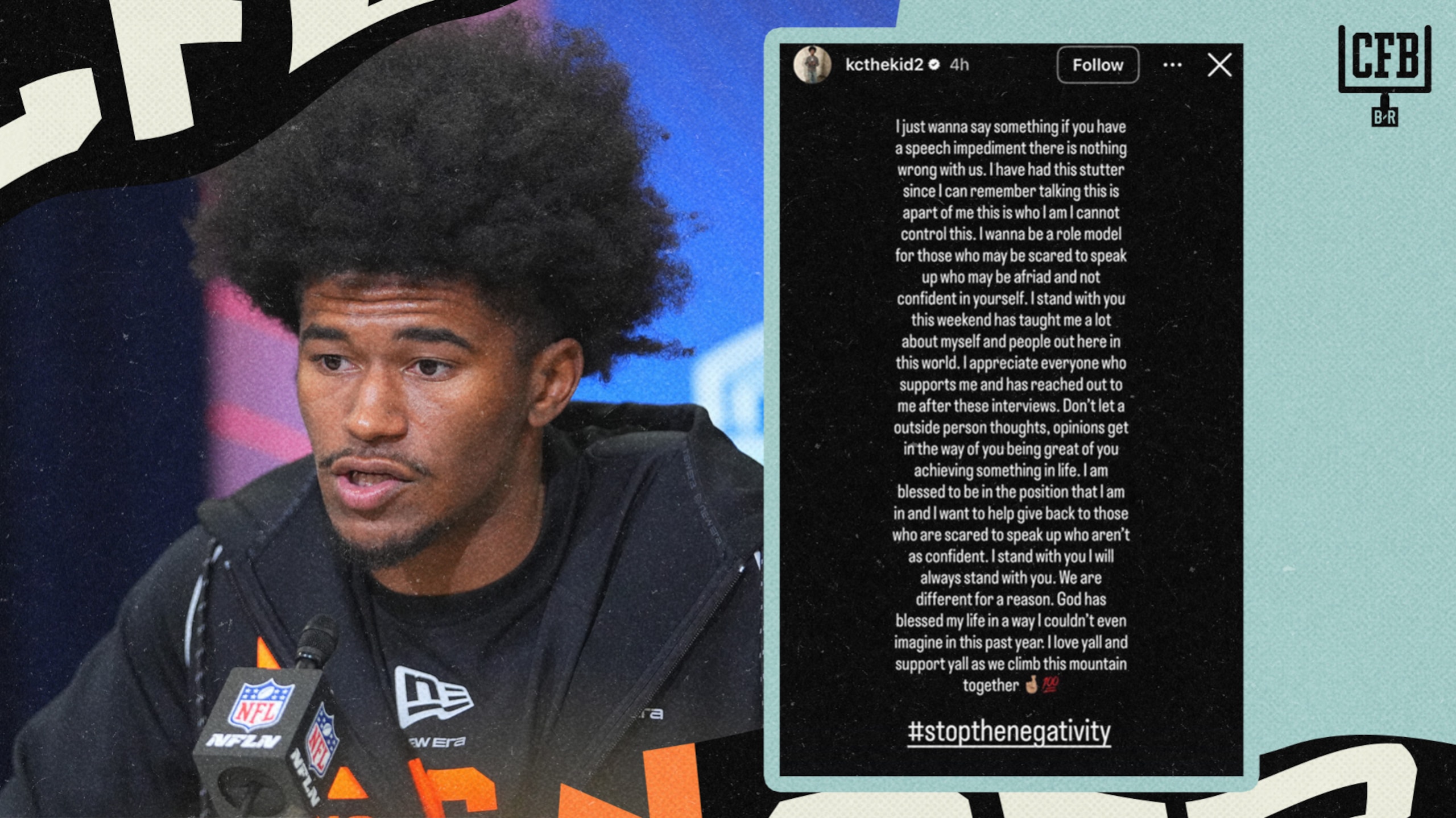 NFL Prospect Addresses Stutter