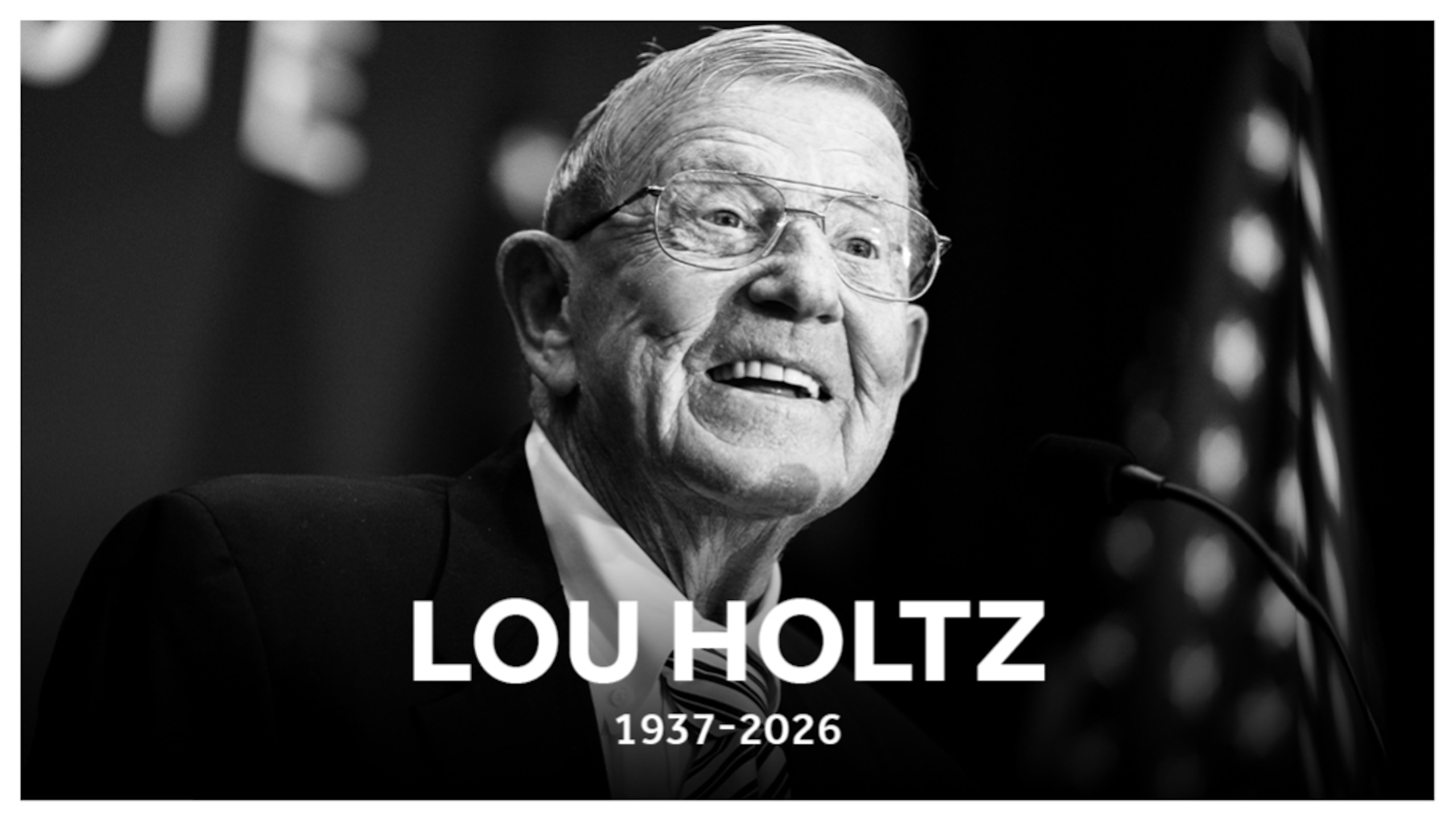Lou Holtz Dies at 89