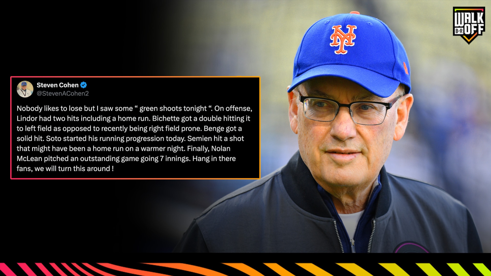 Mets Owner Posts After 7th Straight Loss