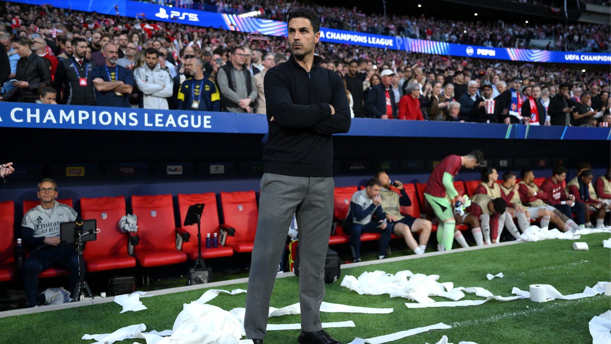 Atletico De Madrid V Arsenal Fc - Uefa Champions League 2025/26 League Semi Final First Leg