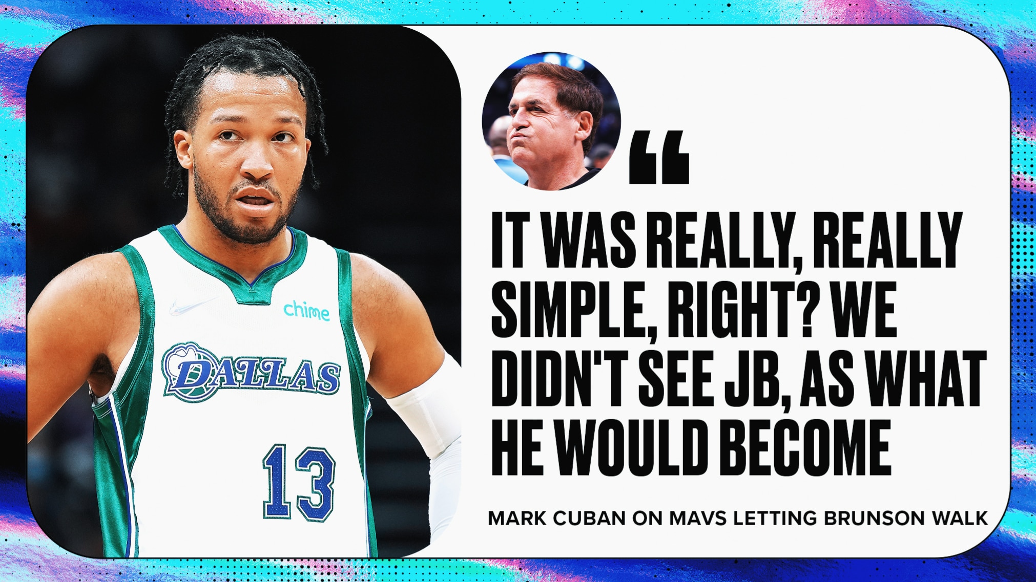 Cuban Quote on Brunson Mistake 🤷‍♂️