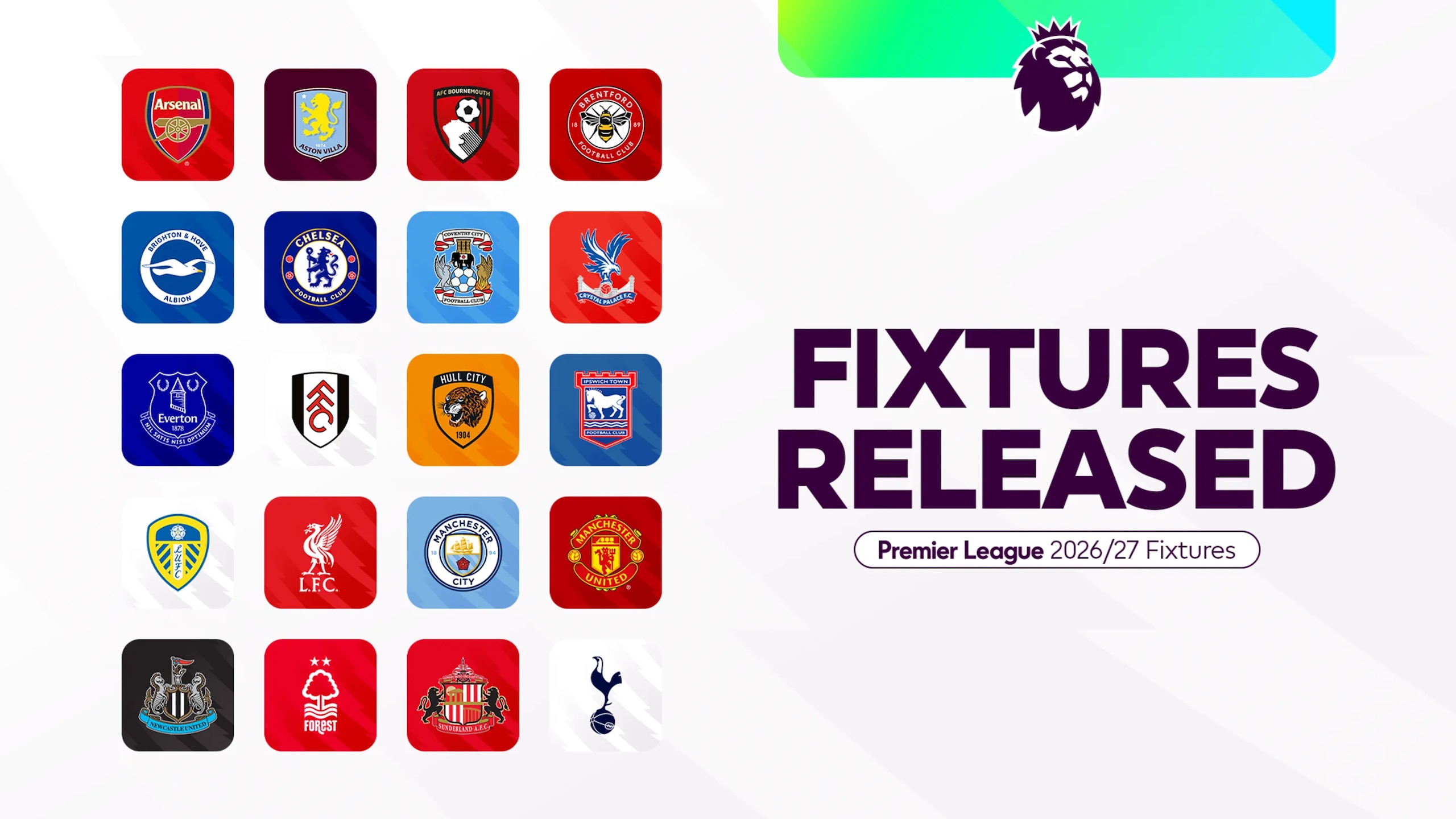 EPL Fixtures Released 🦁