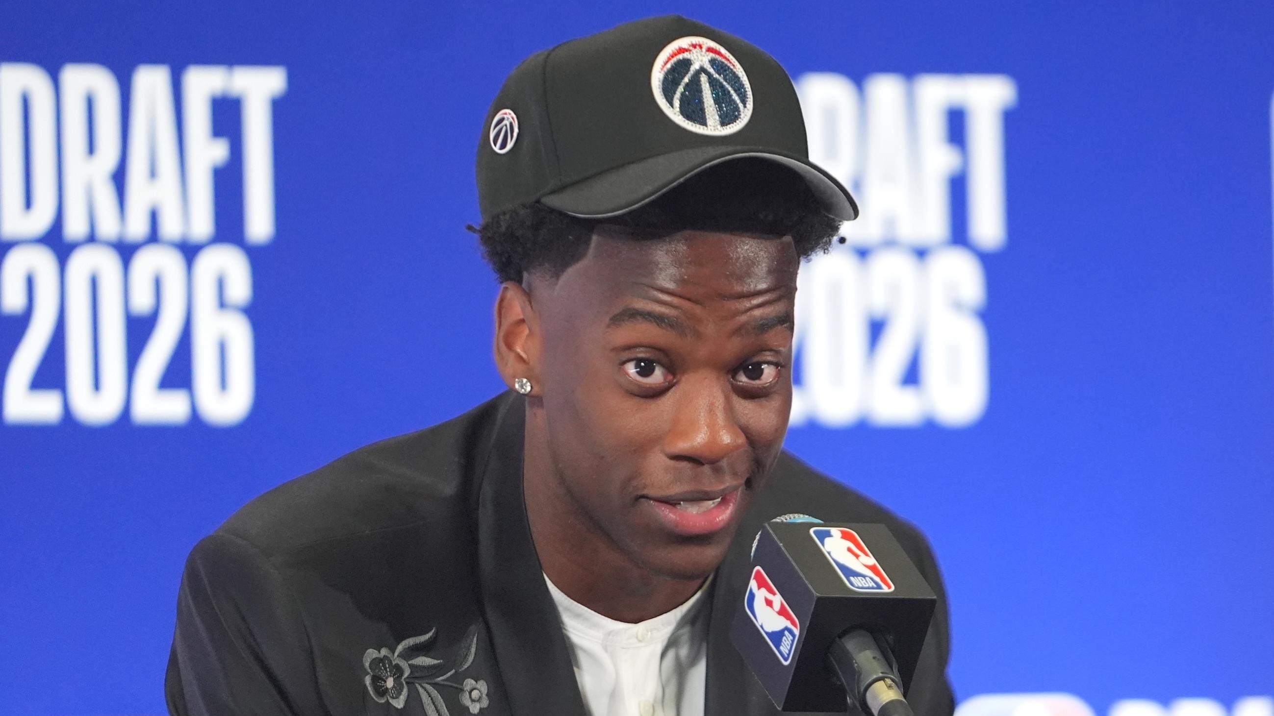 Dybantsa Picks Wizards Number