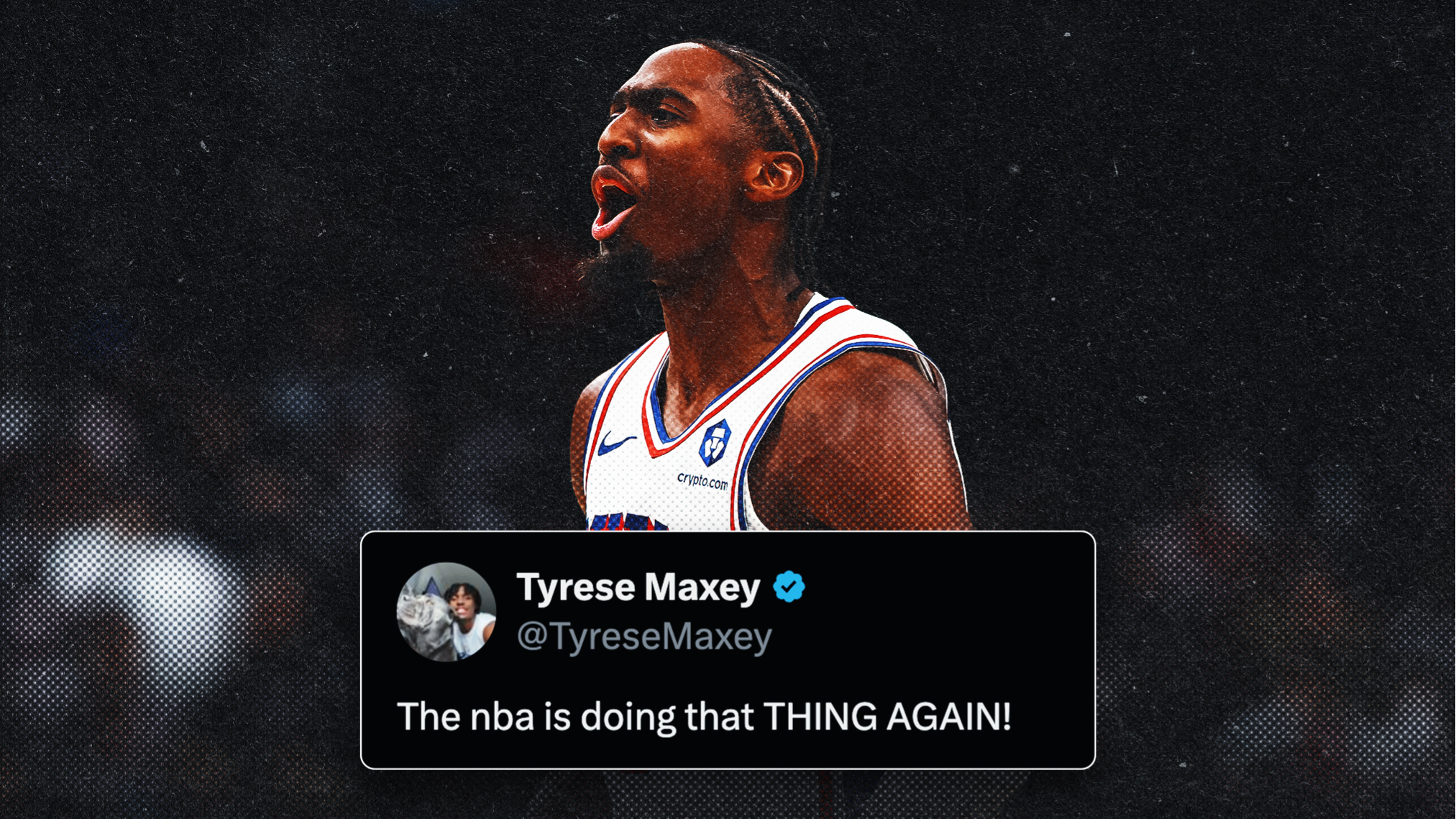 Maxey Reacts to JB Trade