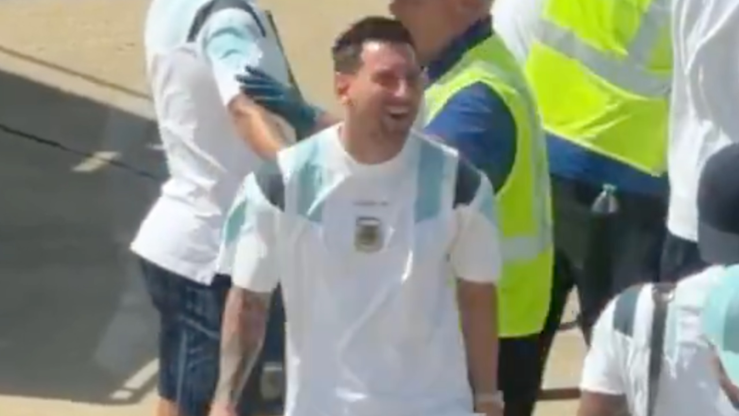 Messi Searched at Airport 💀