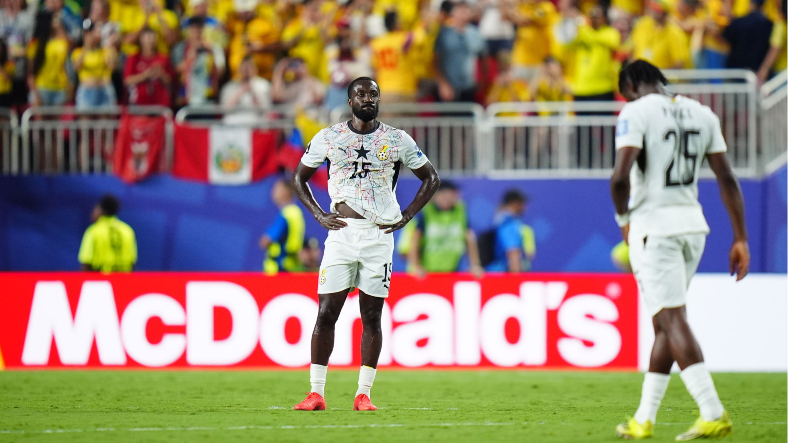 Ghana Eliminated by Colombia Ghana Eliminated by Colombia