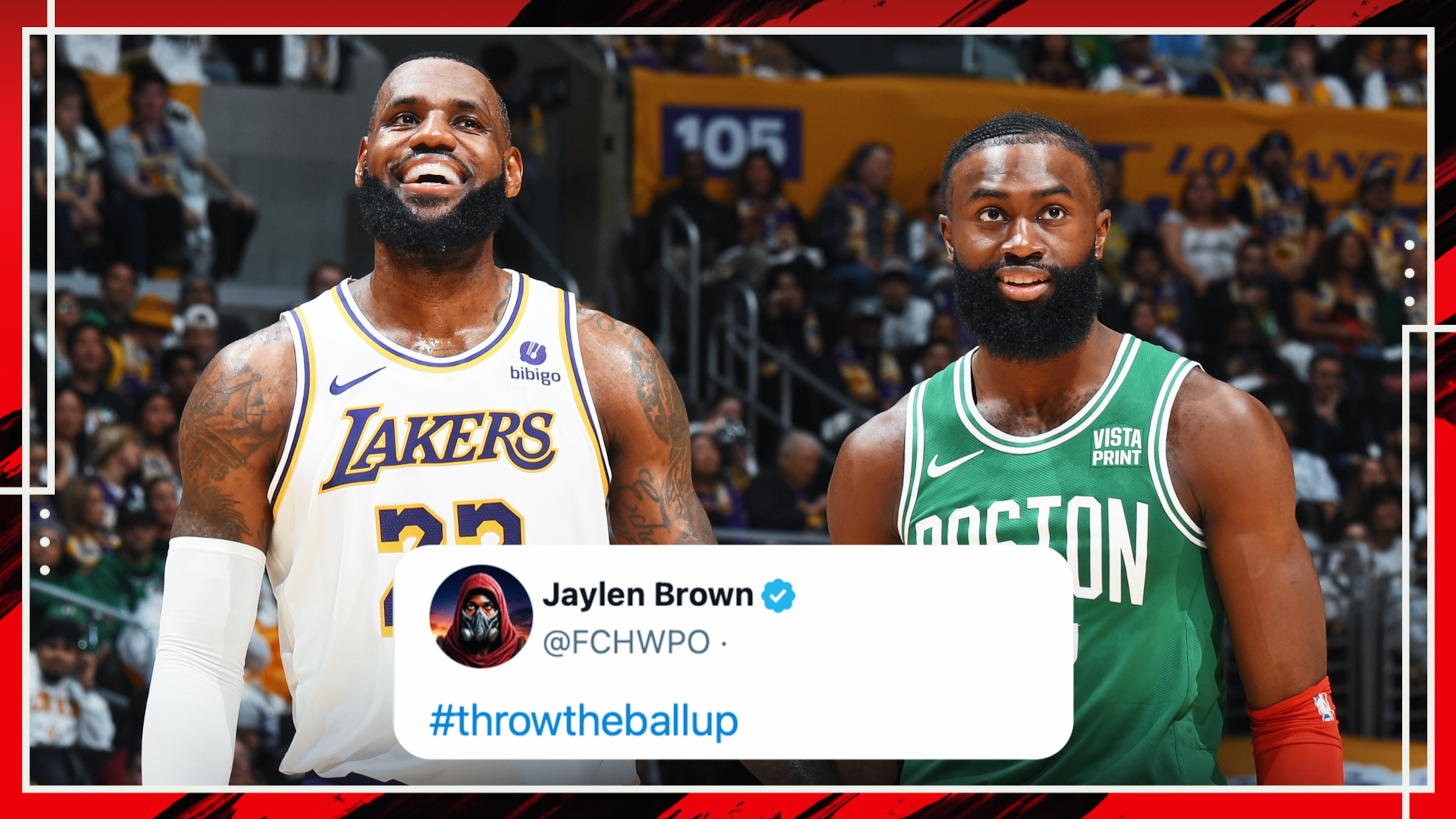 Jaylen Brown's LeBron Post ✈️
