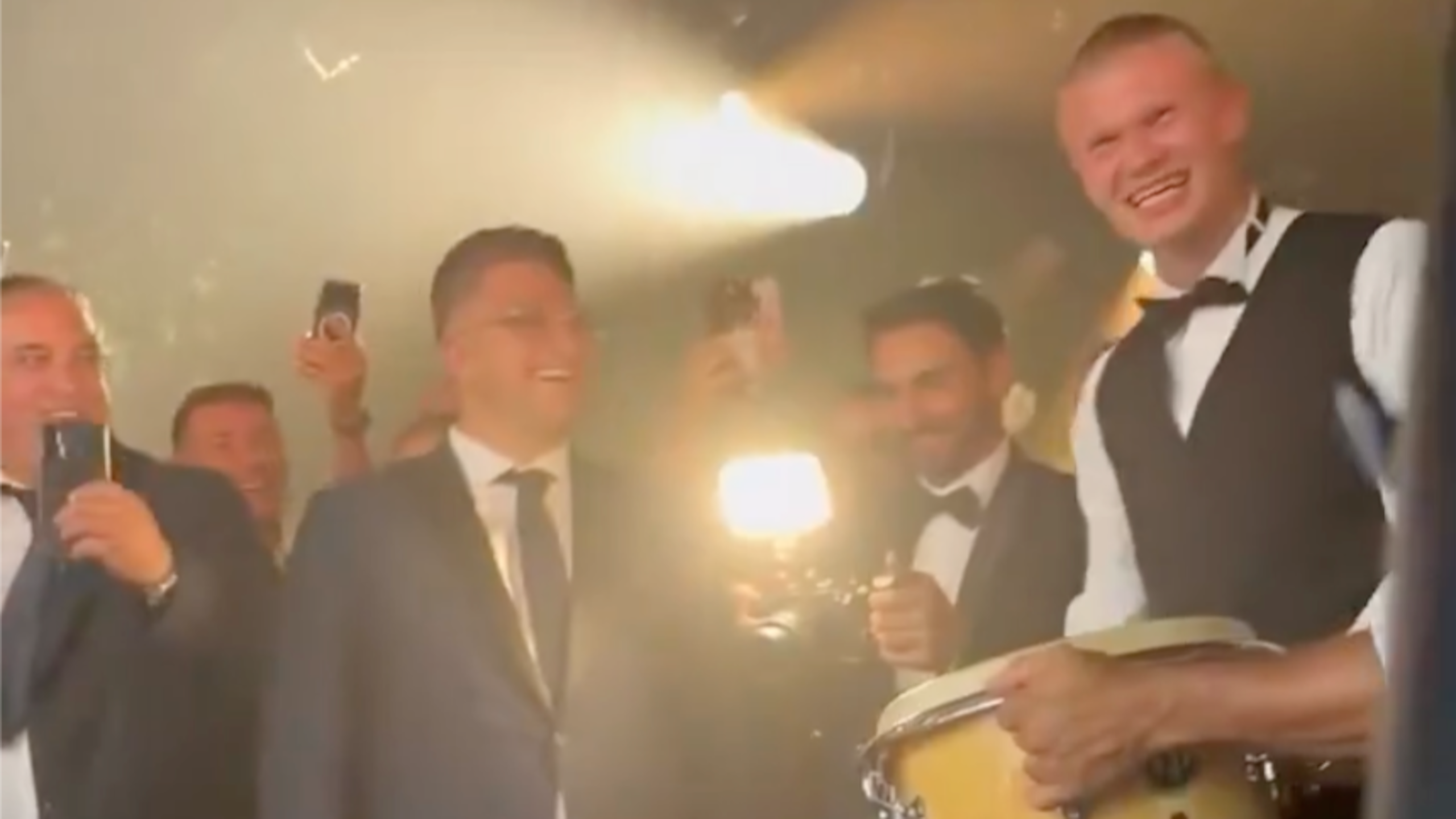 Haaland Wedding Viking Row 🤣