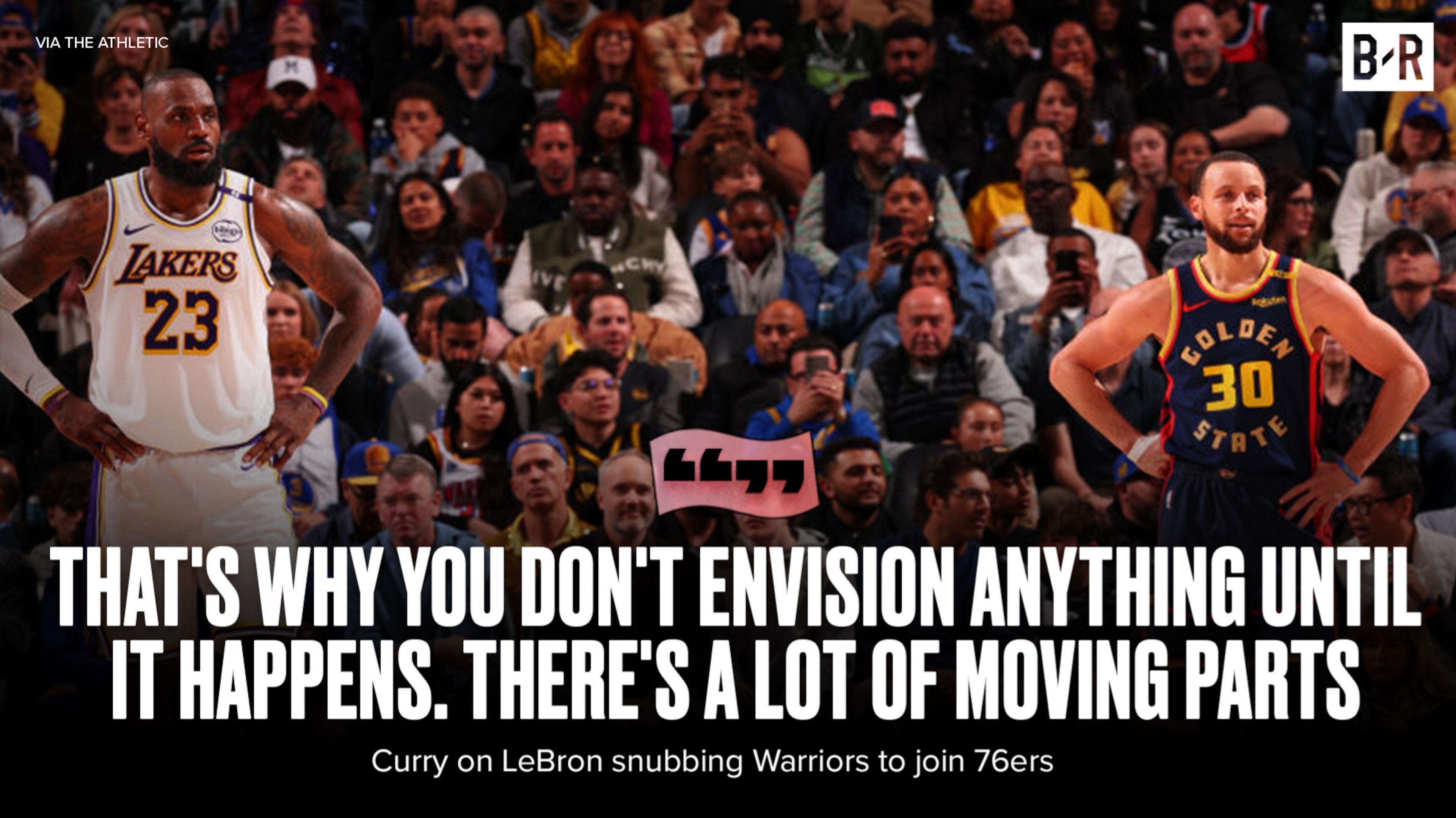 Steph on LeBron Snubbing Dubs