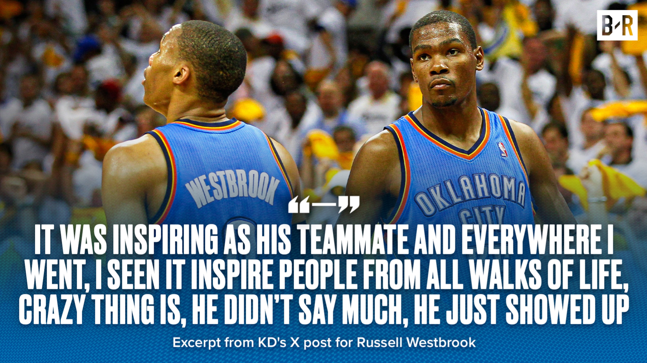 KD's LONG Post for Russ 💯