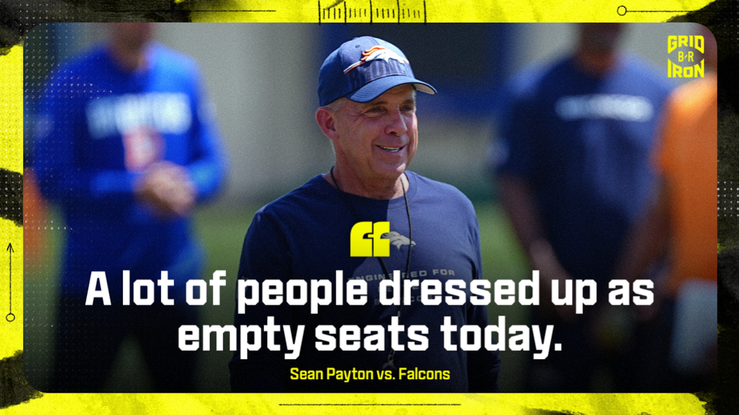 Sean Payton Shades ATL Fans 🪑
