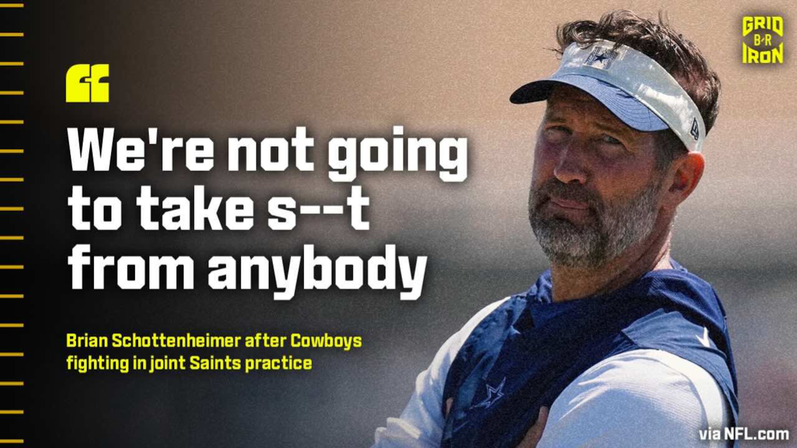 Saints Cowboys Camp Football