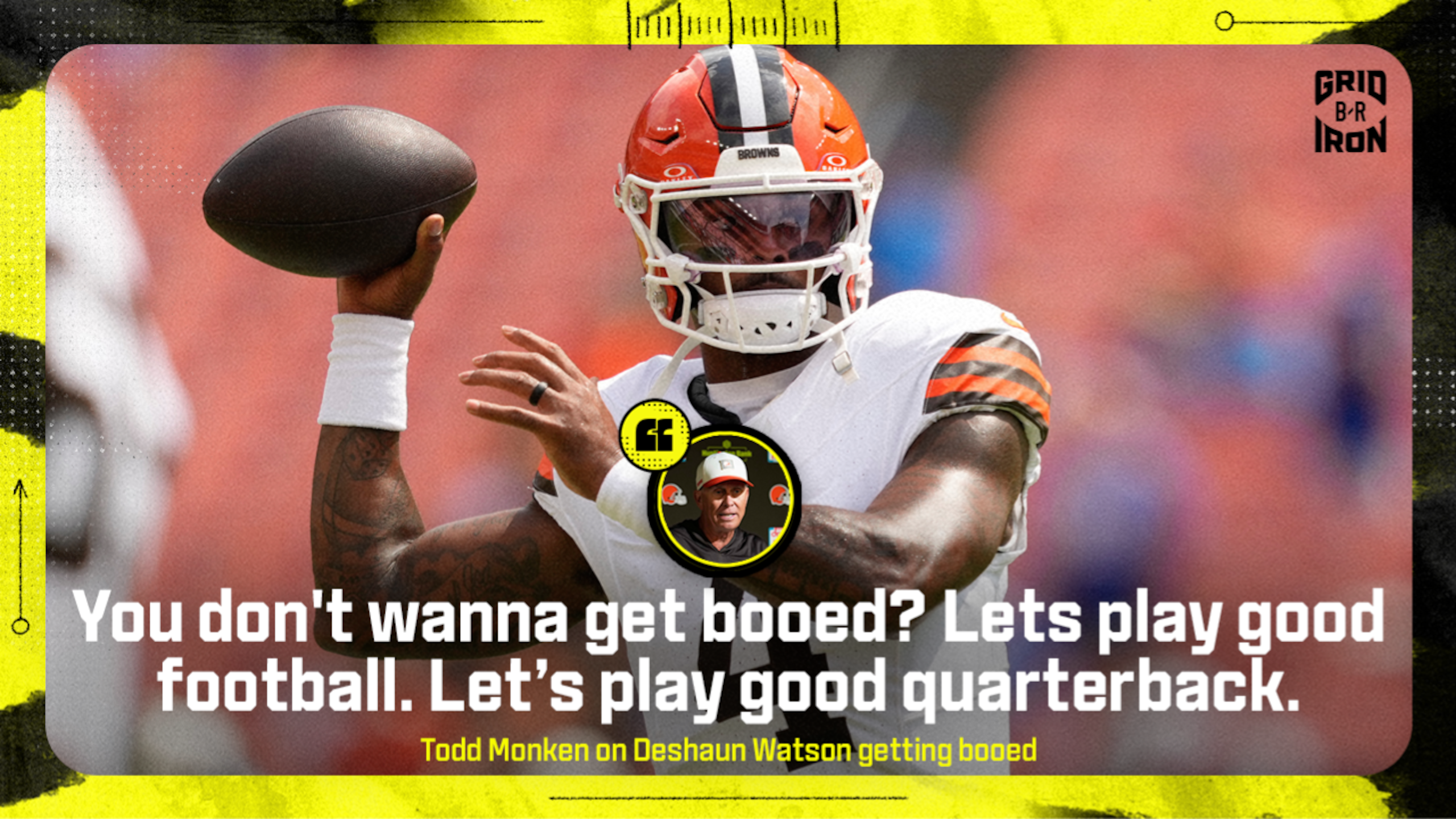 Browns HC on Deshaun Boos 🗣️