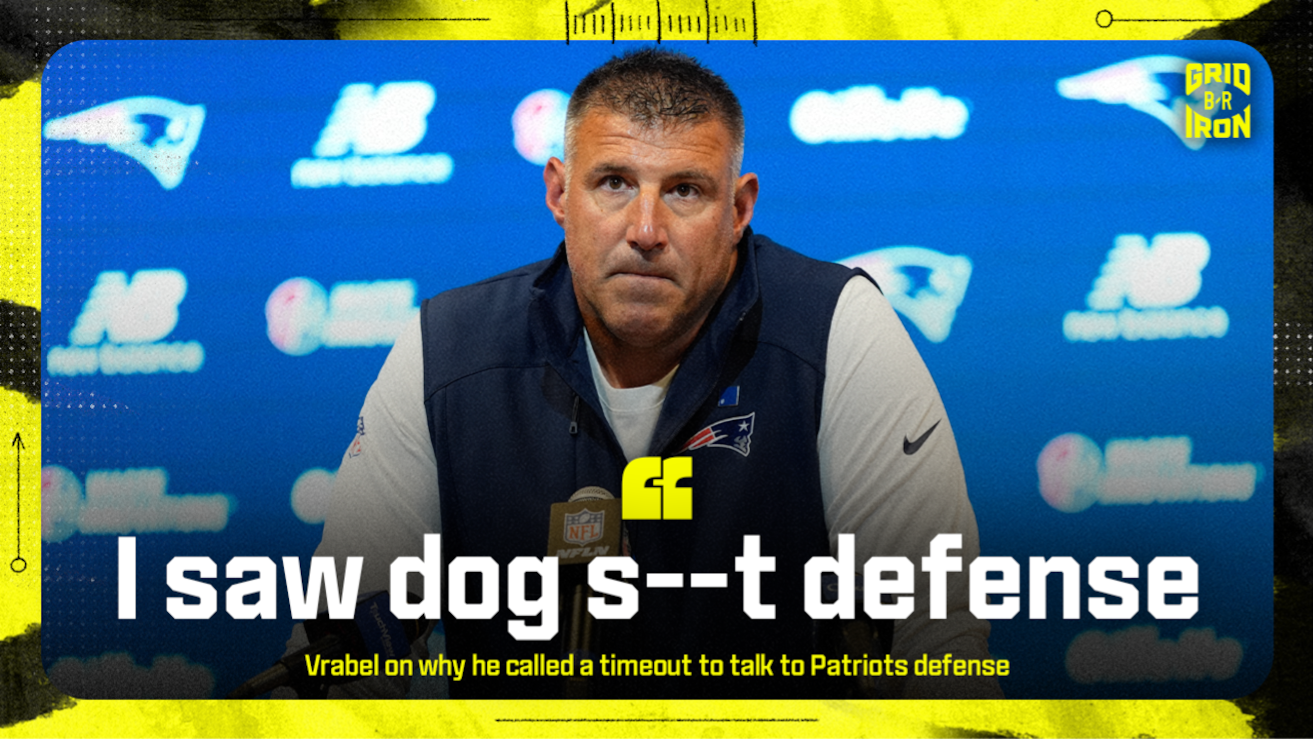 Vrabel Calls Out Pats Defense 🤷‍♂️