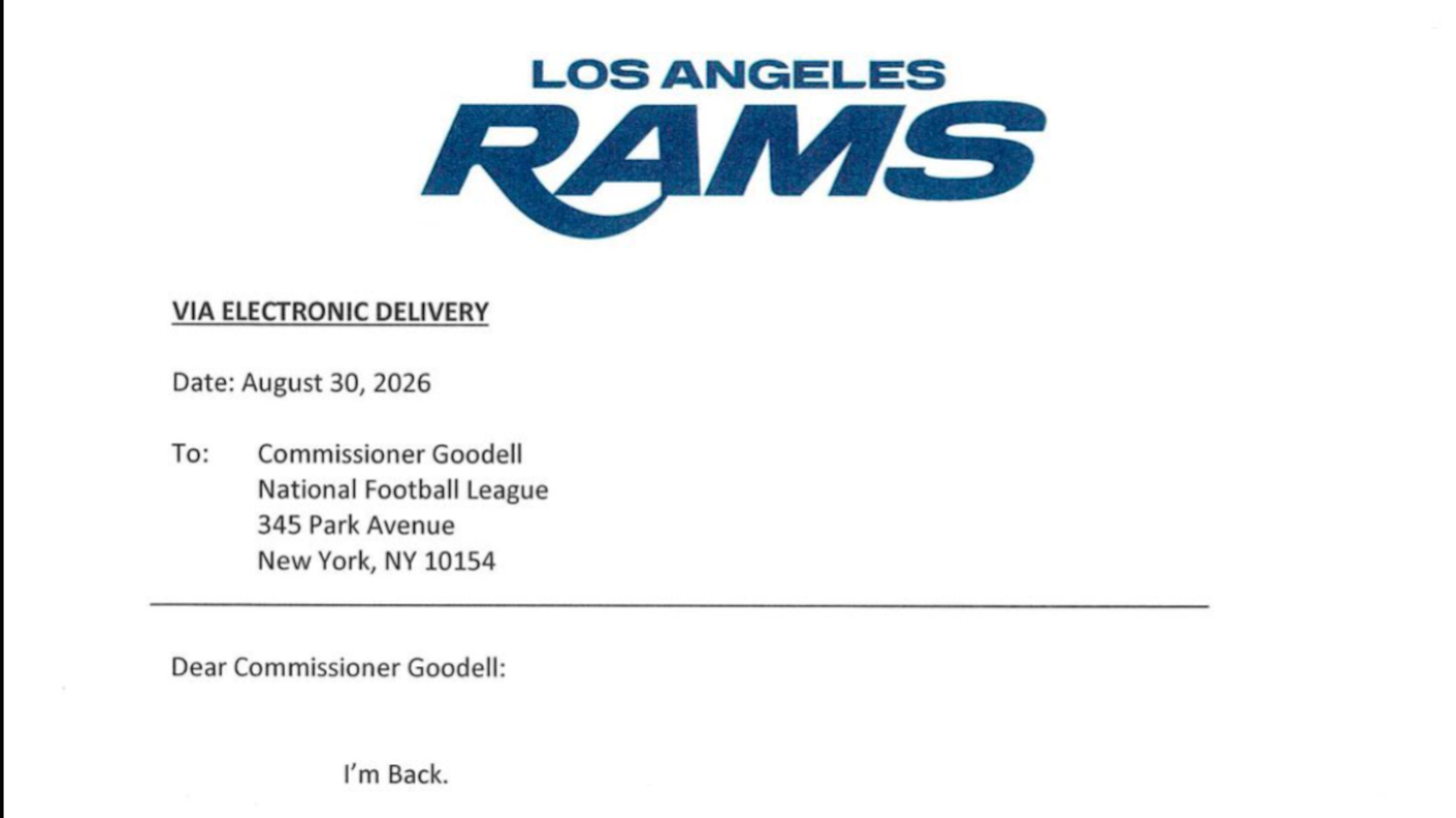 Rams Donald Comeback Football