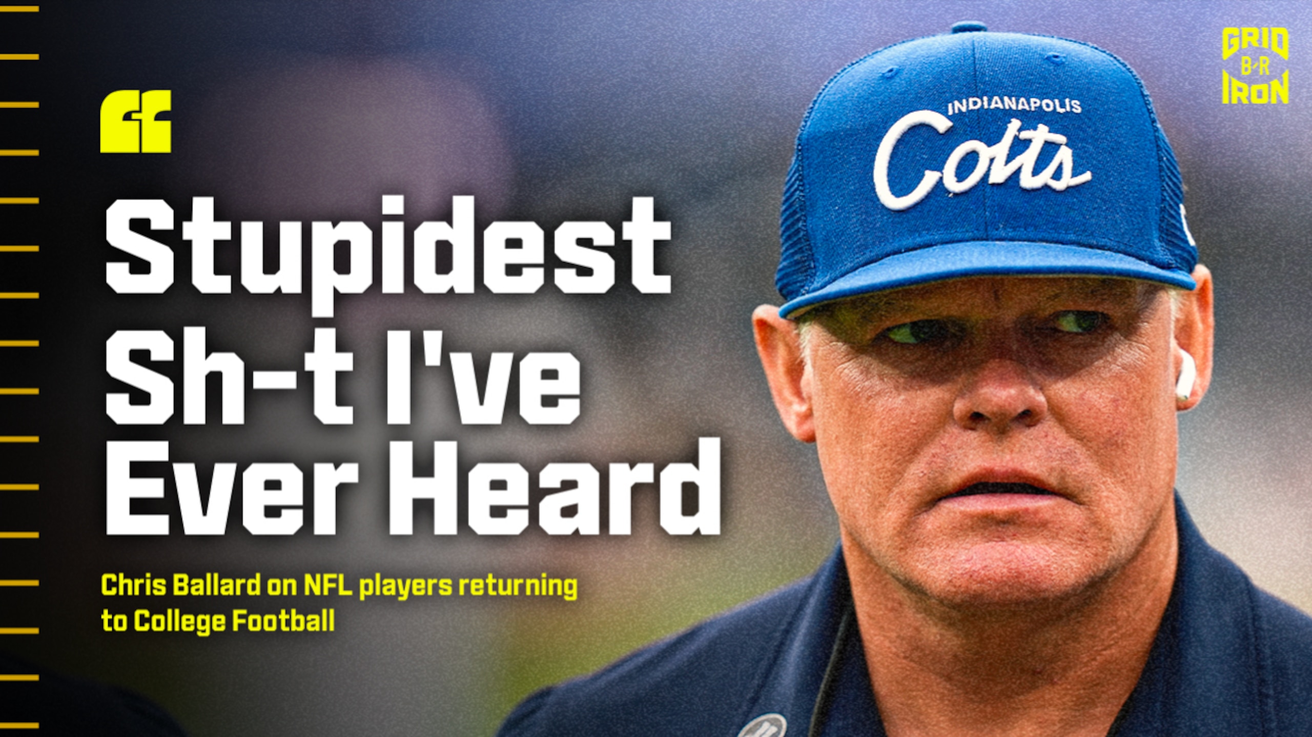 Colts GM on Eligibility Saga 😬
