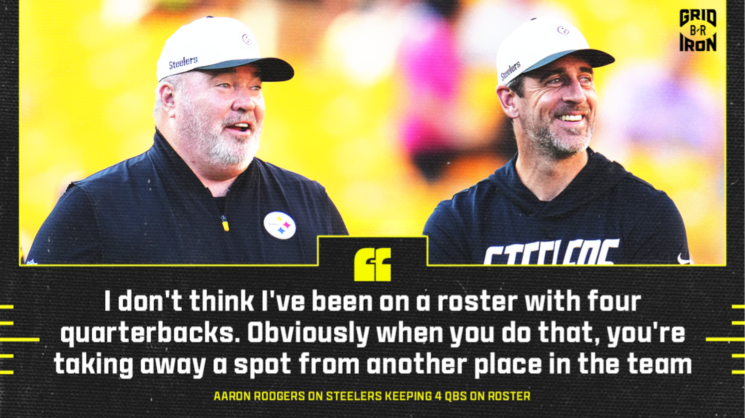Rodgers' Take on Rare QB Room Rodgers' Take on Rare QB Room