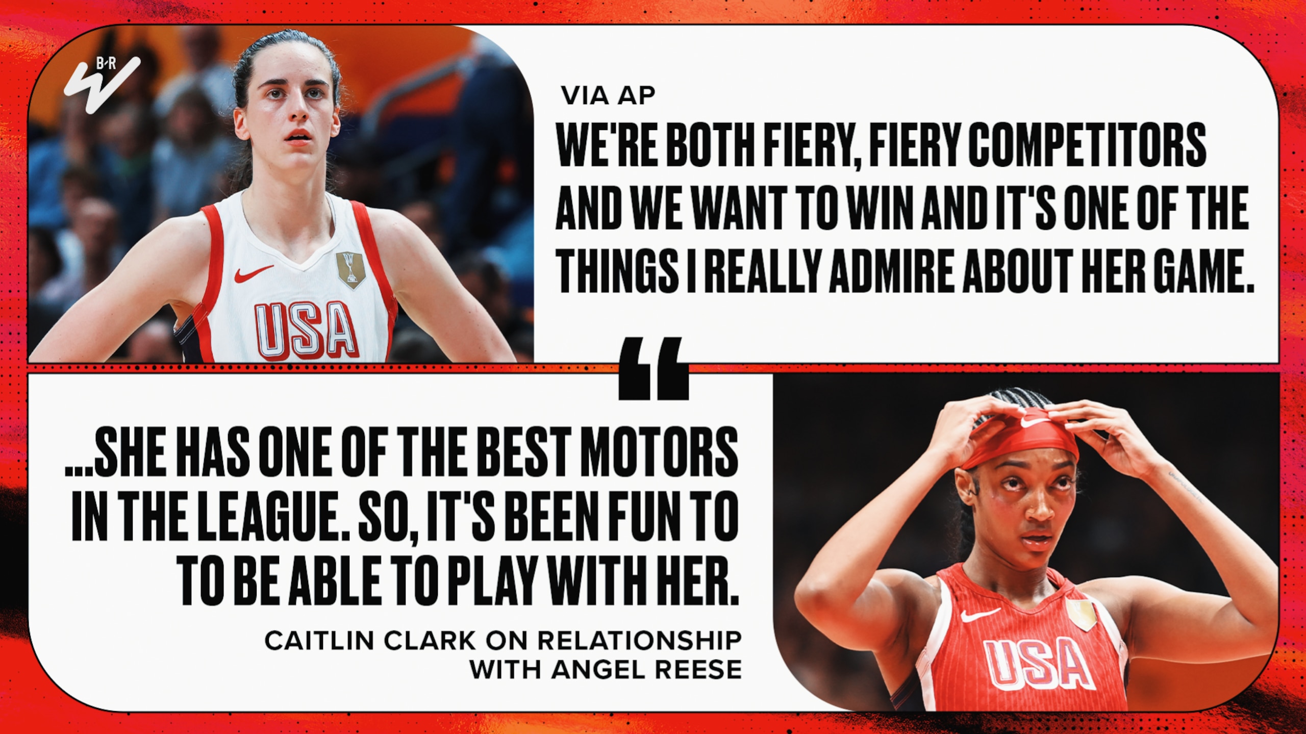 Caitlin Clark Admires Angel 🤝