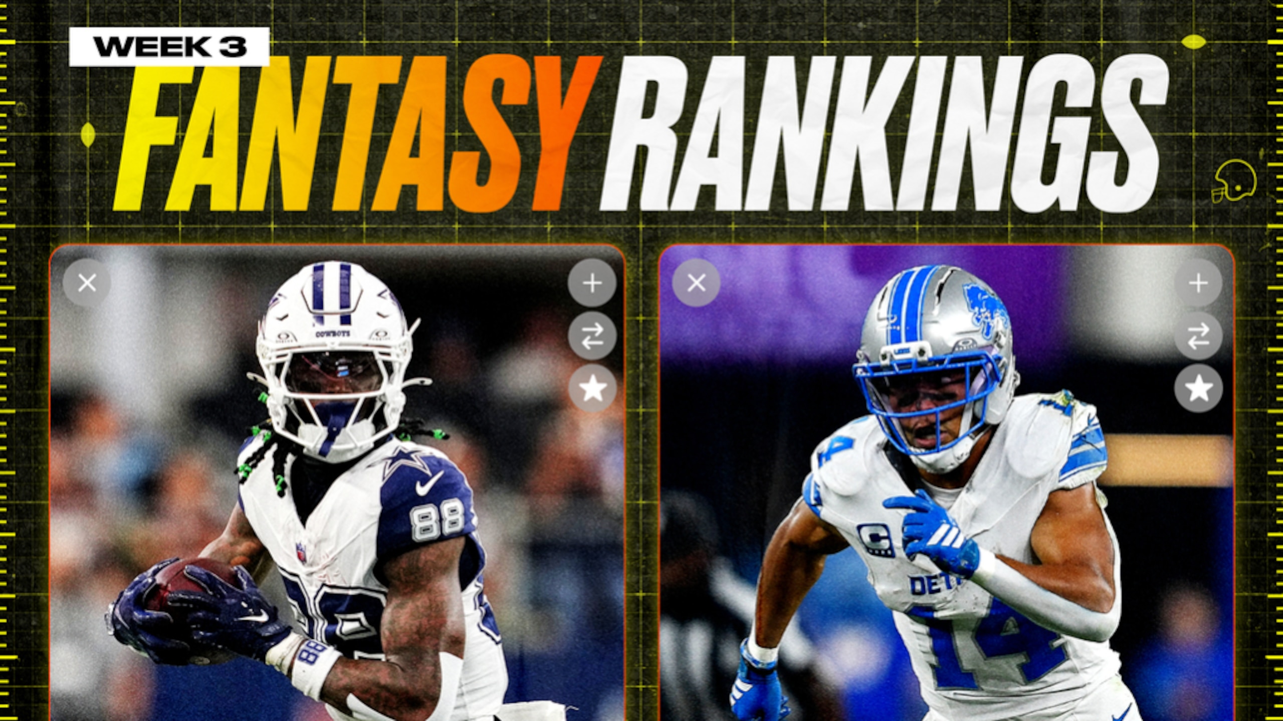 Week 3 Fantasy Rankings 🔢