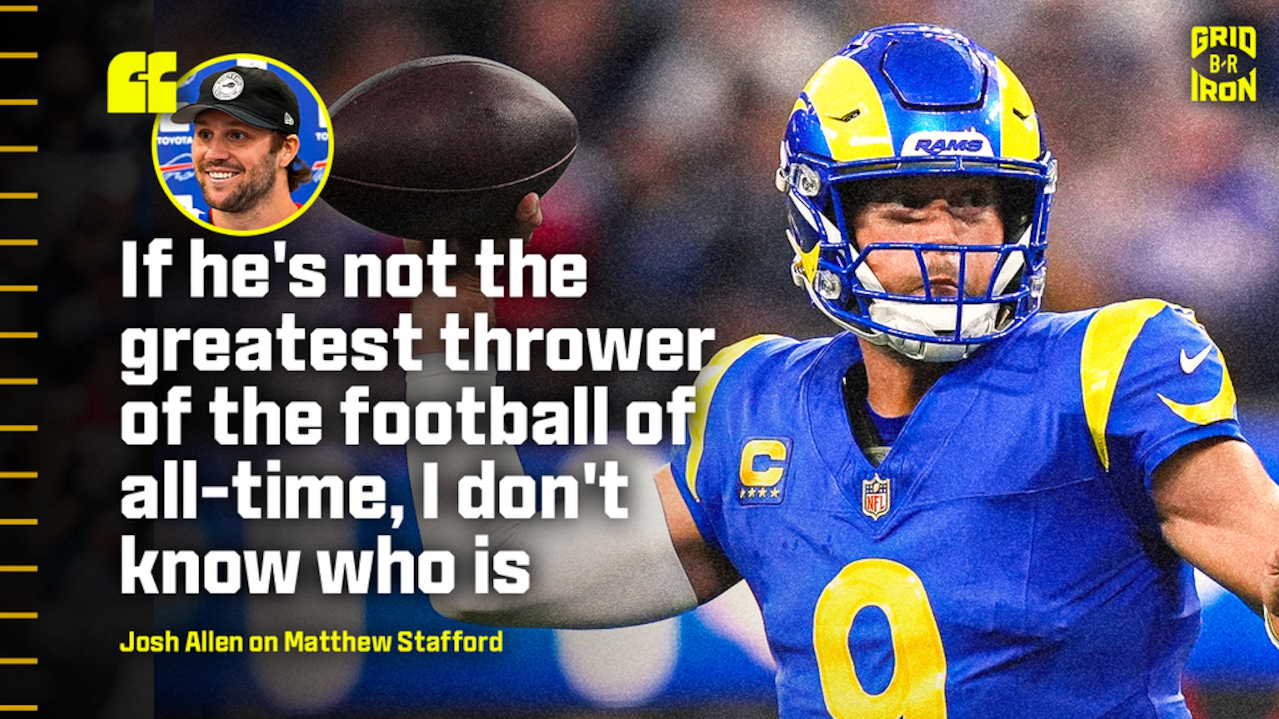Josh Allen's Stafford Take 🐐